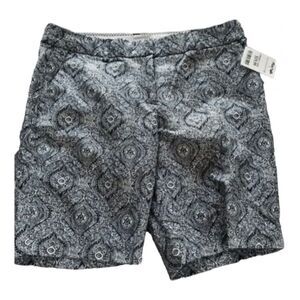 🆕 Kenar Women’s Blue Paisley Shorts size 6